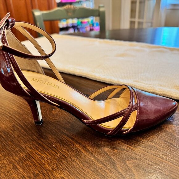 Michael Cardi Womens Strappy Red Heel Size 6 - Picture 3 of 8